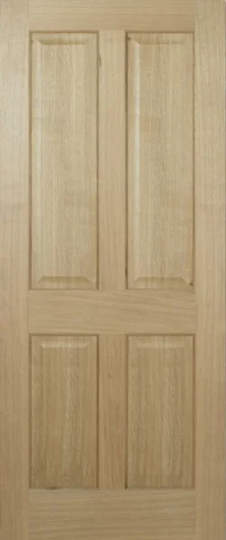 LPD Regency 4P Unfinished Oak Internal FD30 Fire Door