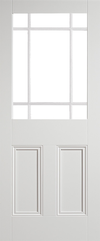 LPD White Downham Unglazed 9 Light Internal Primed Internal Door