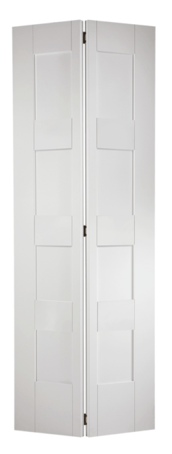 LPD White Shaker 4P Bi-Fold Primed Internal Door