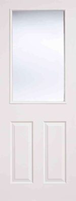 lpd 2p 1l white primed clear internal glazed door