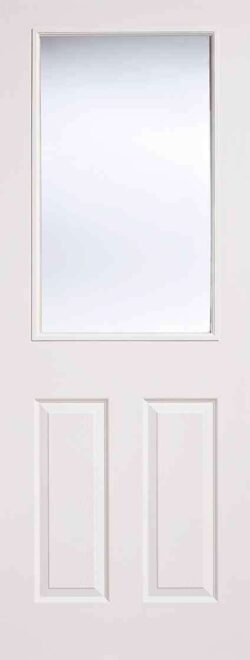 lpd 2p 1l white primed clear internal glazed door