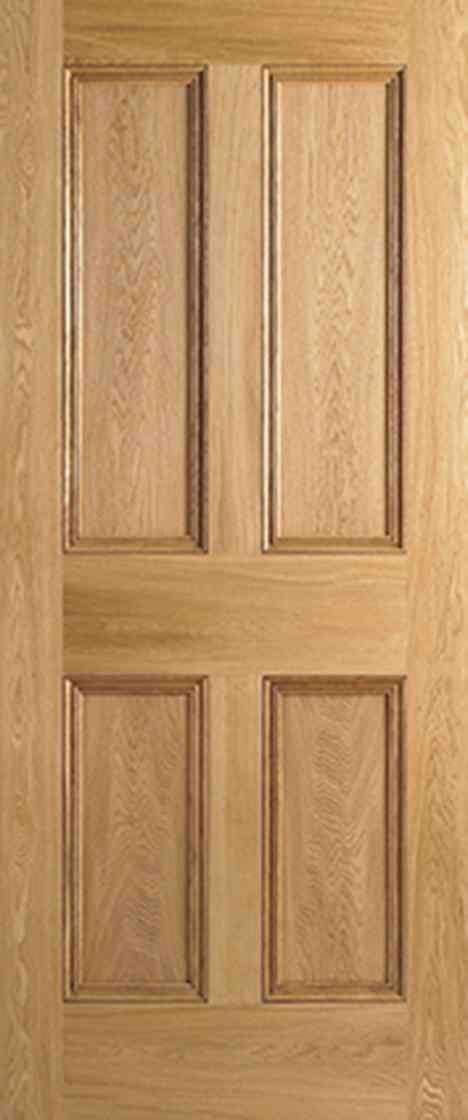 Oak 4p Unfinished Internal Door