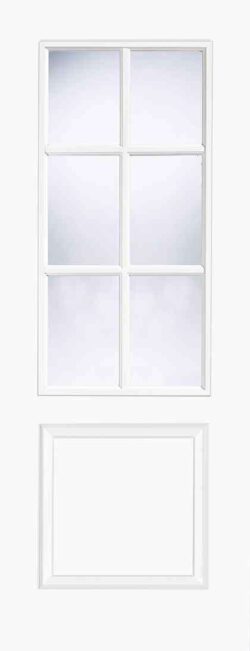 LPD White Moulded Smoot Bruges 6L