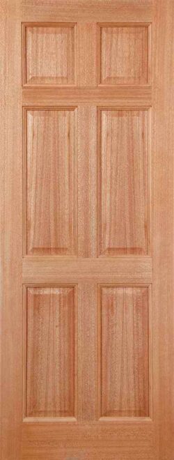 LPD Hardwood Colonial 6P Dowelled External Door