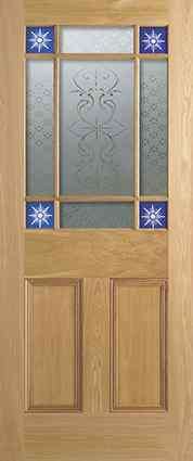 lpd downham 9l unglazed unfinished oak internal door 2