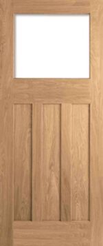 LPD Oak DX 30s Style Unfinished Unglazed Internal Door