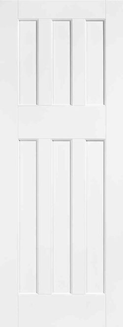 LPD White DX 60s Style Primed Internal FD30 Fire Door