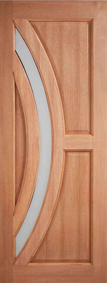 LPD Hardwood Harrow Frosted Glazed M&T External Door