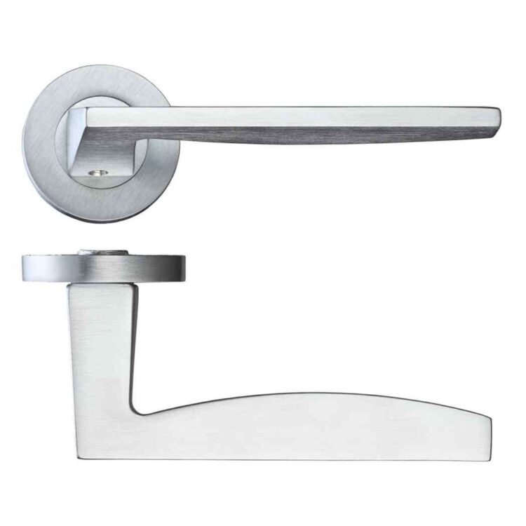 lpd ironmongery crux satin chrome privacy handle hardware pack