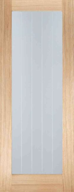 LPD Oak Mexicano Pattern 10 Glazed Unfinished 1L Internal Door