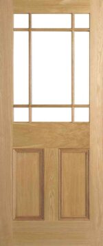 lpd downham 9l unglazed unfinished oak internal door