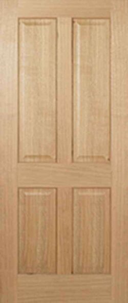 LPD Oak Regency 4P Unfinished Internal Door
