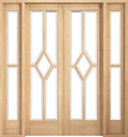 LPD Room Divider Oak Reims W6 Pre-finished Internal Door