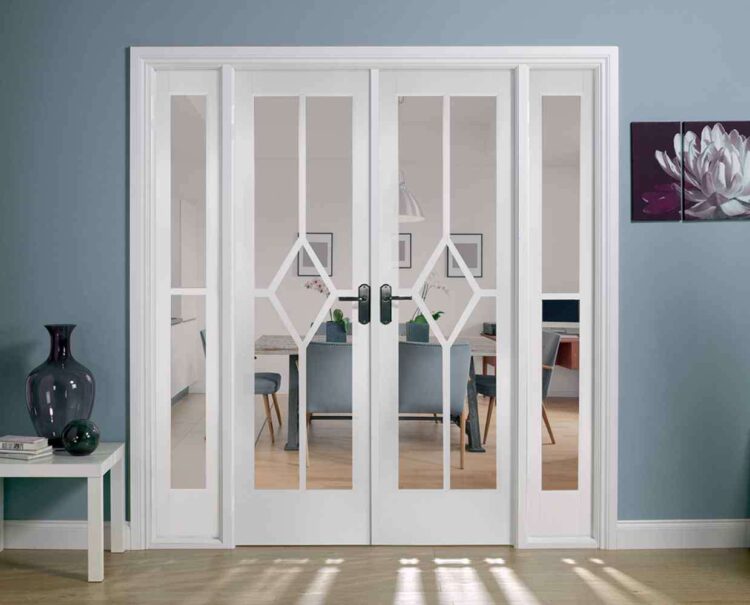 lpd reims w6 white primed clear bevelled internal room divider 2