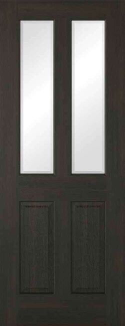 LPD Richmond Smoked Oak 2L Glazed Door