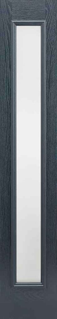 LPD GRP Sidelight Grey 1L Pre-Finished Frosted Glazed External ...