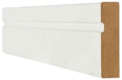 LPD White Primed Architrave Single Groove