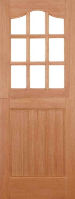 LPD Hardwood Stable Glazed 9L MT Clear Double External Door