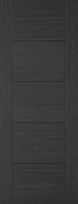 LPD Charcoal Black Vancouver 5P Pre-Finished Internal Door
