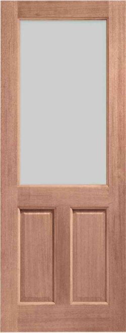 xl joinery 2xg double glazed external hardwood door dowelled clear glass 78x30inch 1981x762x44mm