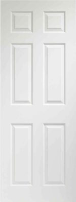 XL Joinery Colonist 6P Internal Pre-Finished White Moulded Door