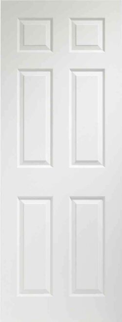 XL Joinery Colonist 6P Internal Pre-Finished White Moulded Door