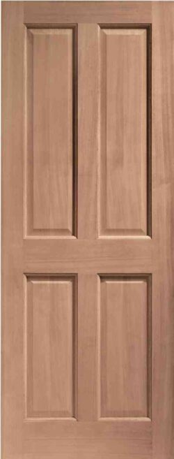 XL Joinery London 4 Panel External Hardwood Door (Dowelled)