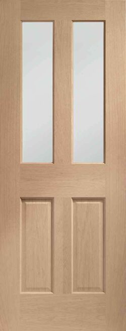 XL Joinery Malton Internal Oak Door with Bevelled Glass