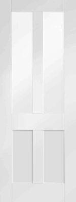 XL Joinery Malton Shaker White Primed Internal Glazed Door with Clear Glass