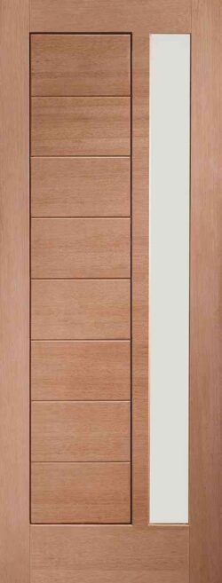 xl joinery modena external hardwood door with double glazed obscure glass