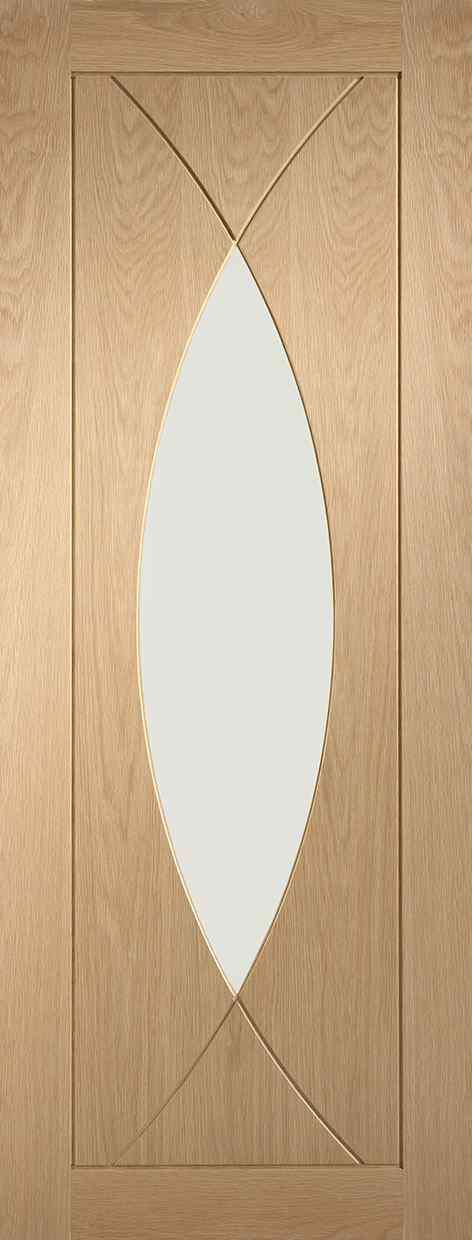 XL Joinery Pesaro Pre-Finished Oak Internal Glazed Door with Clear Glass