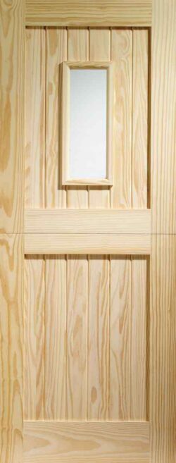 XL Joinery Stable 1 Light External Clear Pine Door