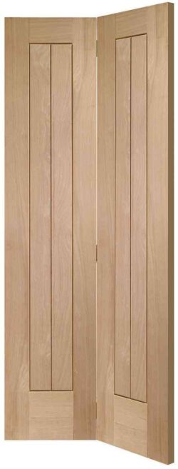 Suffolk bi-fold internal oak door