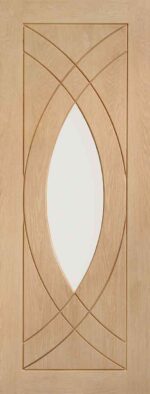 XL Joinery Treviso Oak Internal Glazed Door with Clear Glass