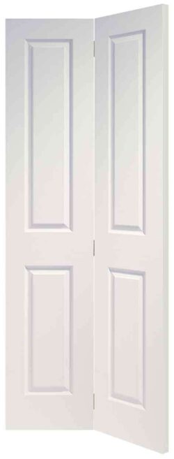 XL Joinery Victorian 4 Panel Bi-Fold White Moulded Internal Door