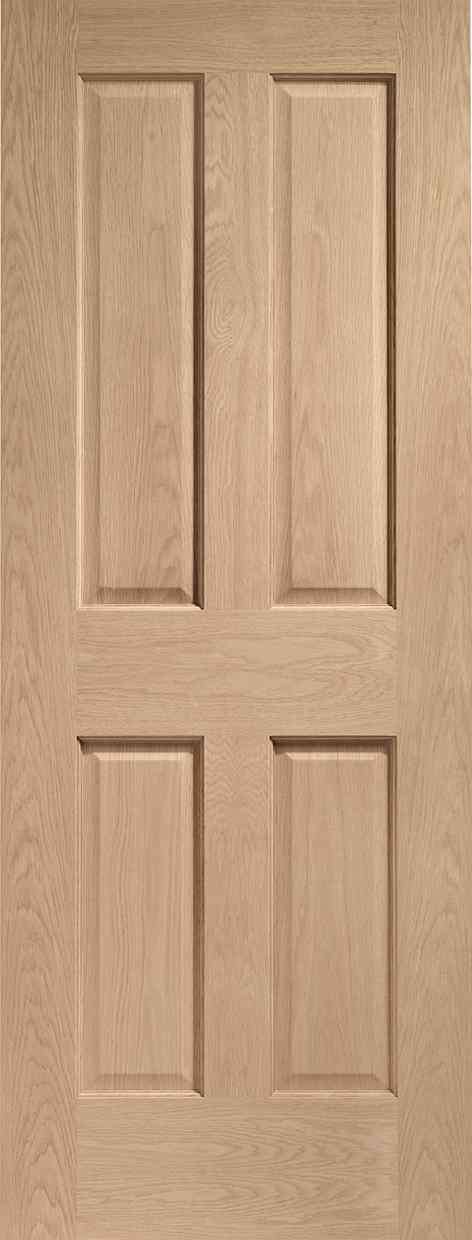 XL Joinery Victorian 4P Pre-Finished Internal Oak Door