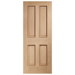XL Joinery Victorian 4 Panel With Raised Mouldings Oak Internal Door
