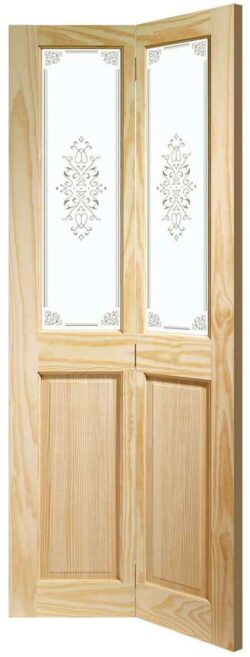 XL Joinery Victorian Bi-Fold Pine Internal Glazed Door with Campion Glass