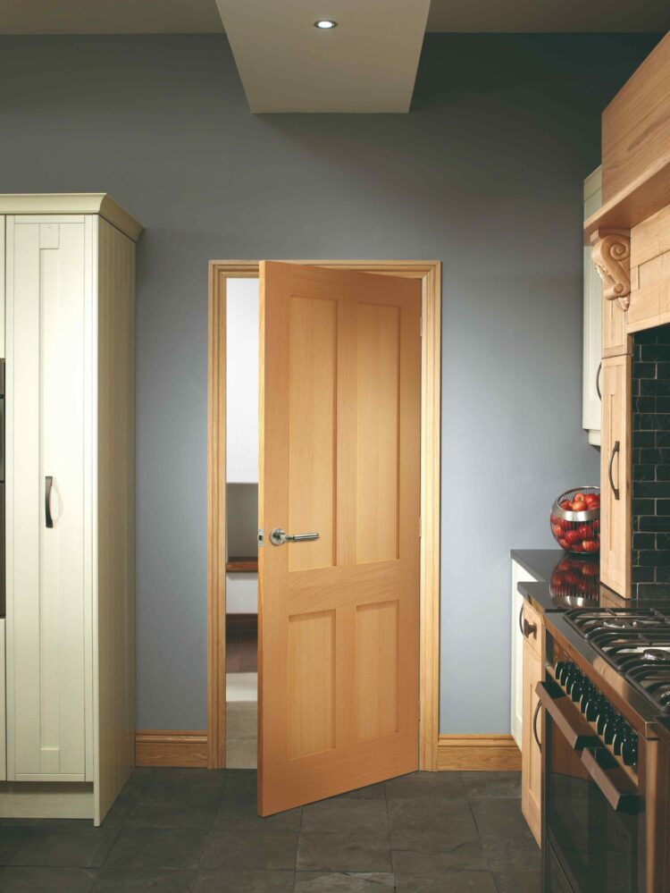 xl joinery victorian shaker 4p internal oak door