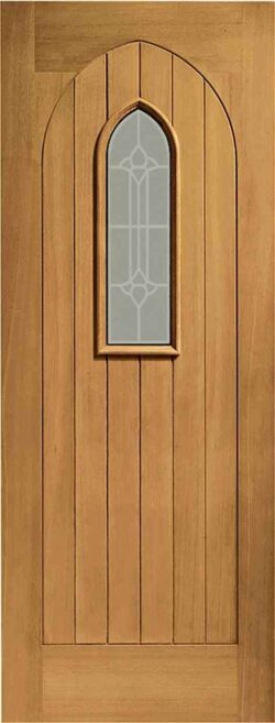 xl joinery westminster double glazed external oak with decorative glass