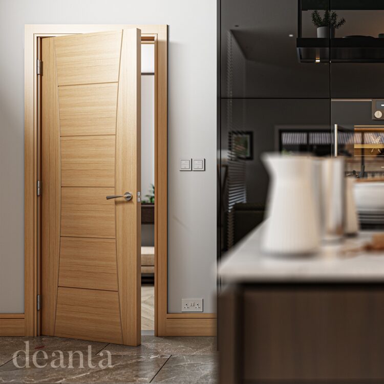 Deanta Pamplona Prefinished Oak FSC Internal Door 1