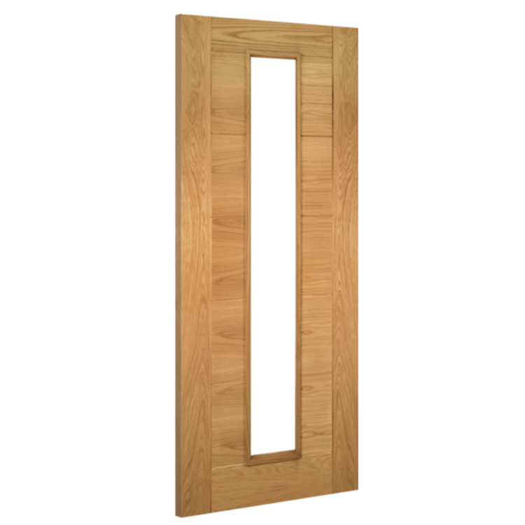 Deanta Seville Prefinished Oak Glazed 1L FSC Internal Door 2