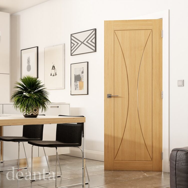 Deanta Sorrento Prefinished Oak FSC Internal Door 1