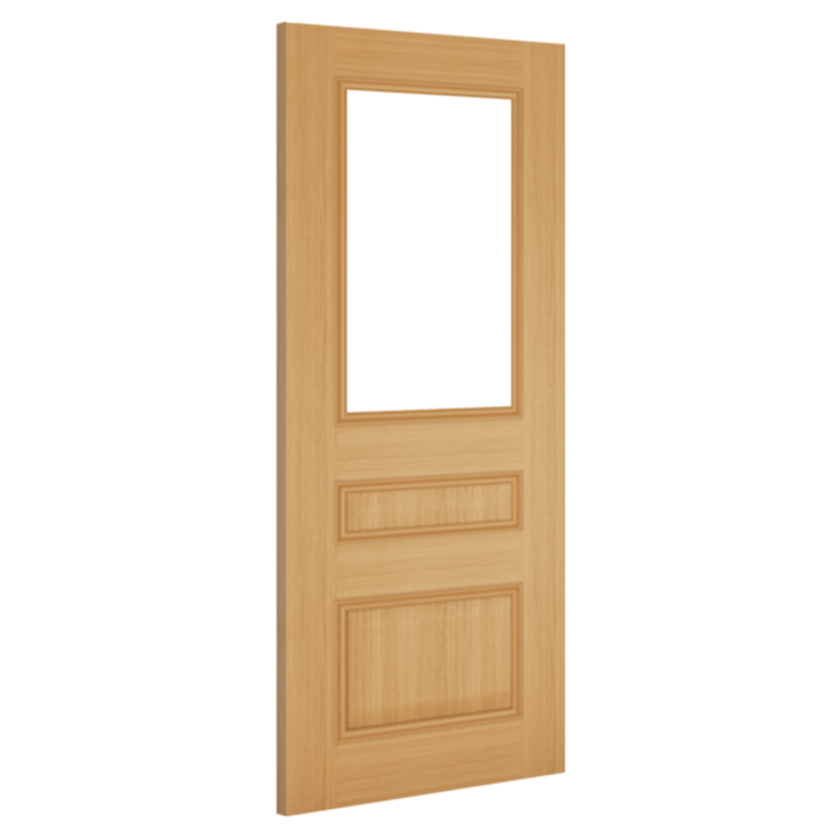 Deanta Windsor Prefinished Oak Bevelled Glazed FSC Internal Door 2