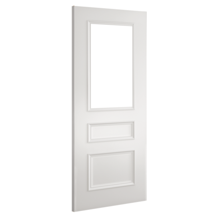 Deanta Windsor White Primed Bevelled Glazed Internal Door 2