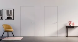 Frameless Hidden Door with Concealed Design