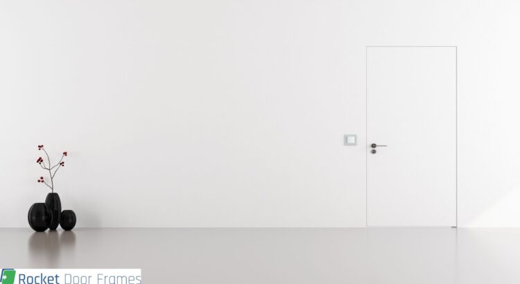 Invisible Frameless Hidden Concealed White Primed Flush Door