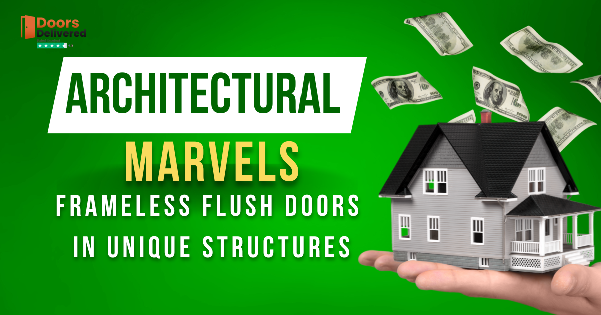 Concealed Internal Doors Incorporating Frameless Flush Doors in Unique Structures