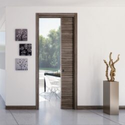 ermetika evokit raw wood pocket door 100mm walls