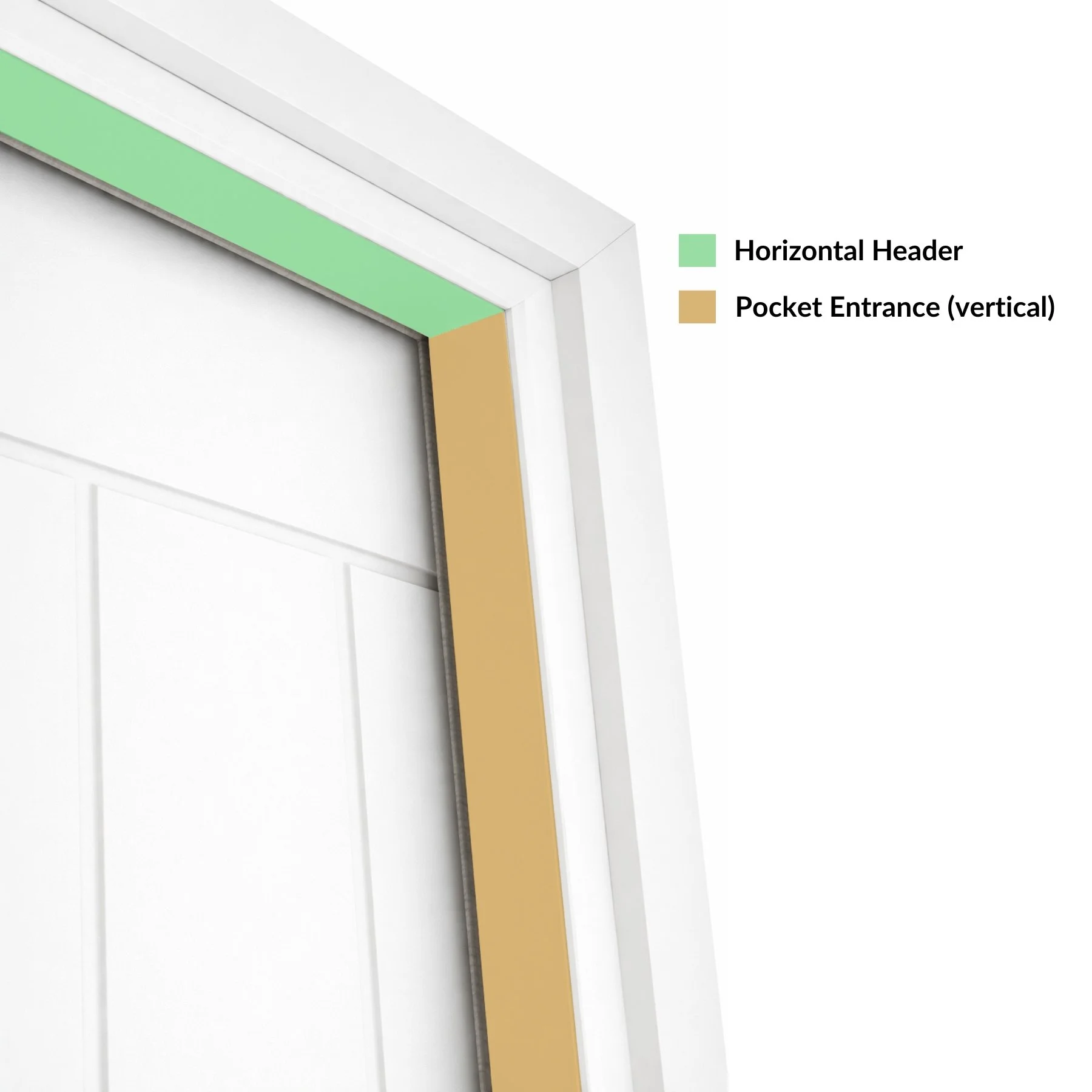 Double door timber lining (Jamb) kit for 95mm finished wall 4 Double door timber lining (Jamb) kit for 95mm finished wall - Image 4